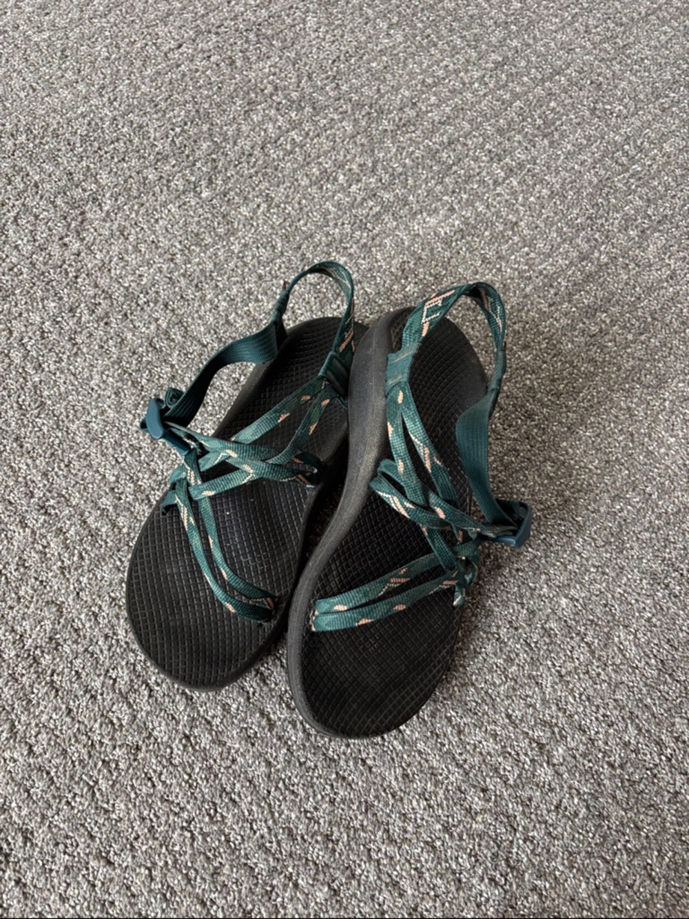 Chaco Women's Strappy Sandals - Teal & Black